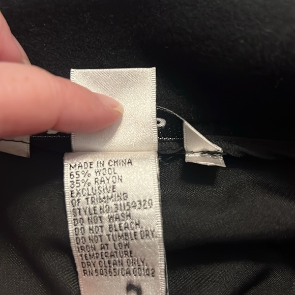 Nygard Collection embroidered black maxi skirt boho SZ 16 wool blend career - Picture 13 of 16